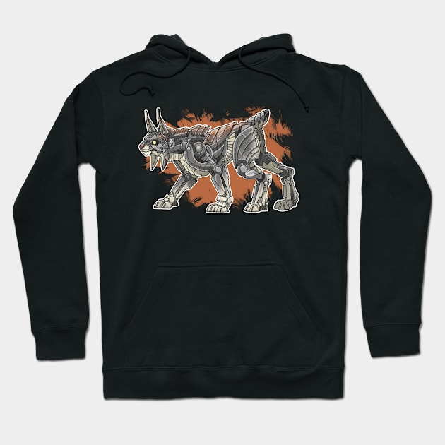 Mechanimal - Lynx Hoodie by derangedhyena